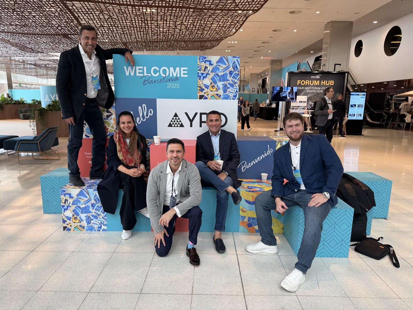 YPO Forum Hub with the group