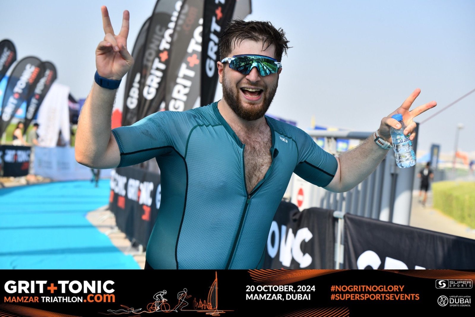Triathlon finish: Mamzar, Dubai