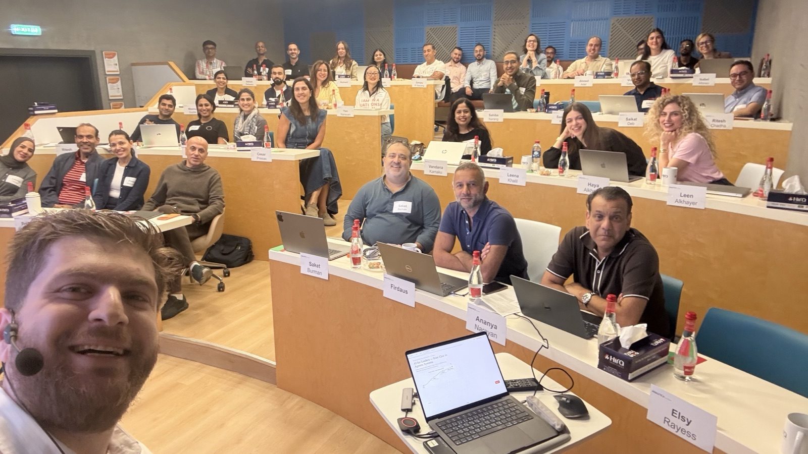 Mid-session with the cohort