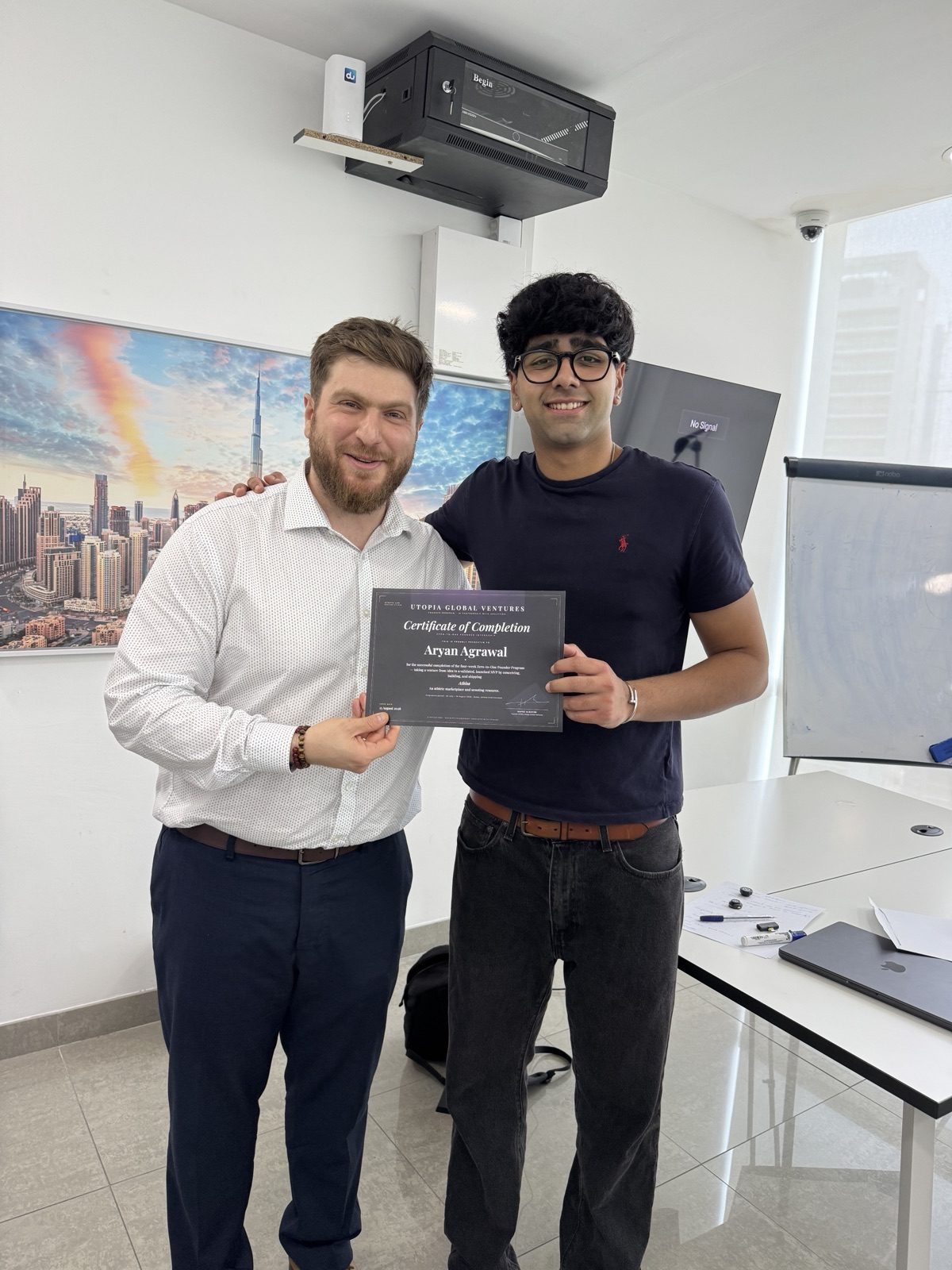 Mentorship: certificate handover